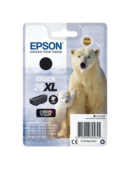 TINTA EPSON C13T26214012 BLACK 26XL T2621