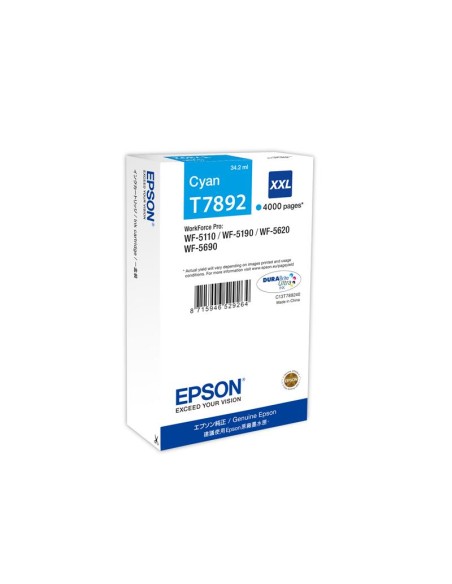 TINTA EPSON C13T789240 XXL CYAN T789240 XXL