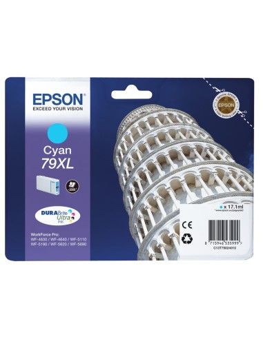 TINTA EPSON C13T79024010 T7902 CYAN 79XL