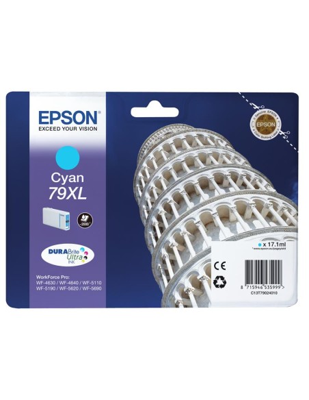 TINTA EPSON C13T79024010 T7902 CYAN 79XL