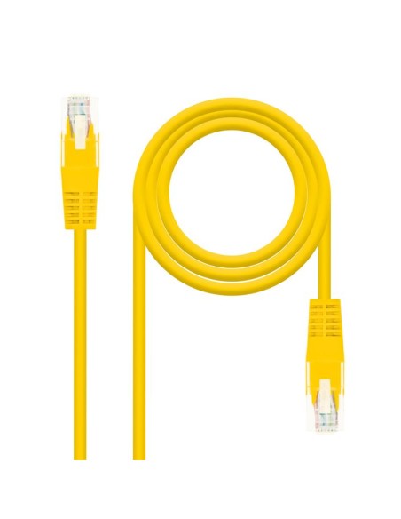 CABLE DE RED CAT.6 UTP 1M NANOCABLE YELLOW