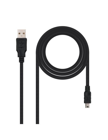 CABLE USB 2.0 TIPO AM-MINI USB 5 PIN M 1,8M NANOCABLE