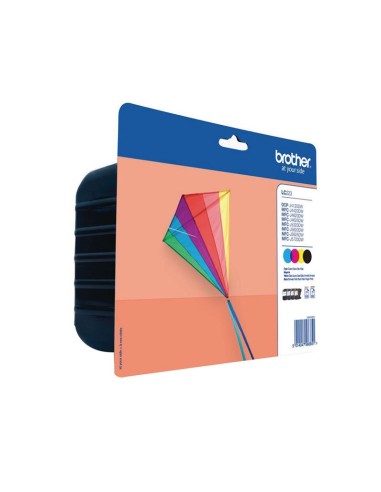 TINTA BROTHER LC223 PACK 4 COLORES