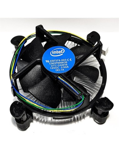 VENTILADOR DISIPADOR CPU 120MM INTEL SOCKET 1200 BLACK