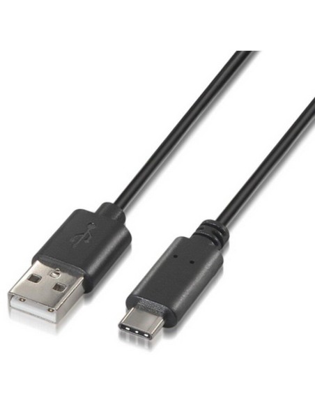 CABLE USB 3A TIPO USB-CM-AM NEGRO 0.5M NANOCABLE