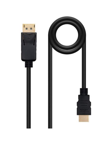 CABLE CONVERSOR NANOCABLE DISPLAYPORT A HDMI 2M DP/HDMI BLACK