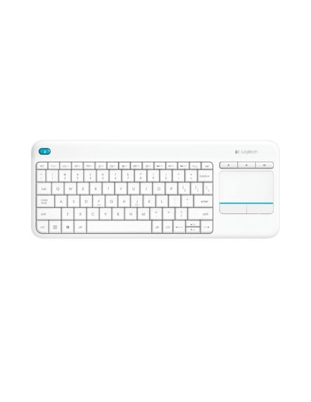 TECLADO LOGITECH K400 RF WIRELESS TOUCHPAD WHITE