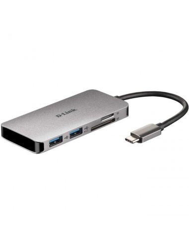 DOCK HUB USB D-LINK 6 EN 1 DUB-M610 USB-C