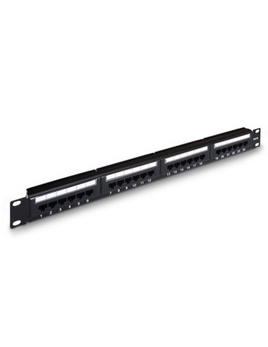 PATCH PANEL 19 24 PUERTOS CAT 6 UTP