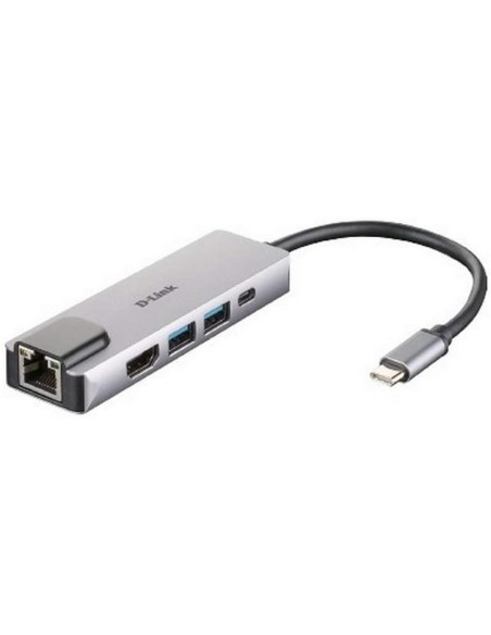 DOCK HUB USB D-LINK 5 EN 1 DUB-M520 USB-C