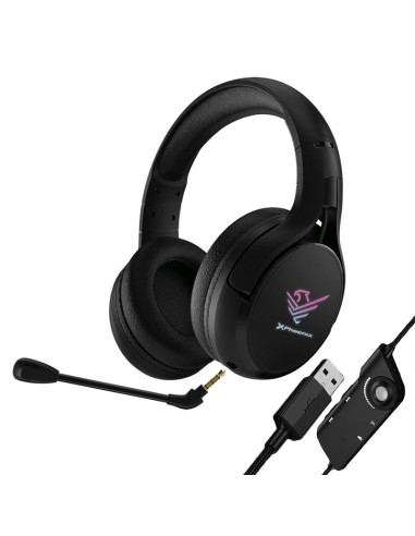 AURICULARES + MICROFONO PHOENIX GAMING X SPECTRUM RGB USB BLACK