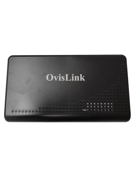 SWITCH OVISLINK ETHERNET 10/100 24 PUERTOS DESKTOP