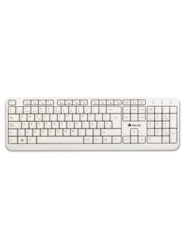 TECLADO NGS SPIKE USB WHITE