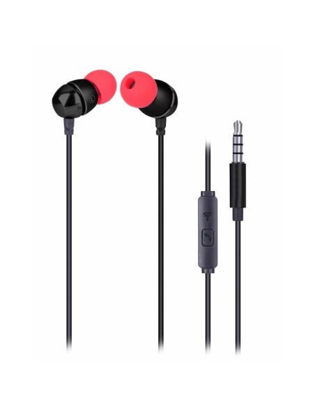 AURICULARES + MICROFONO PHOENIX URBAN JACK BLACK