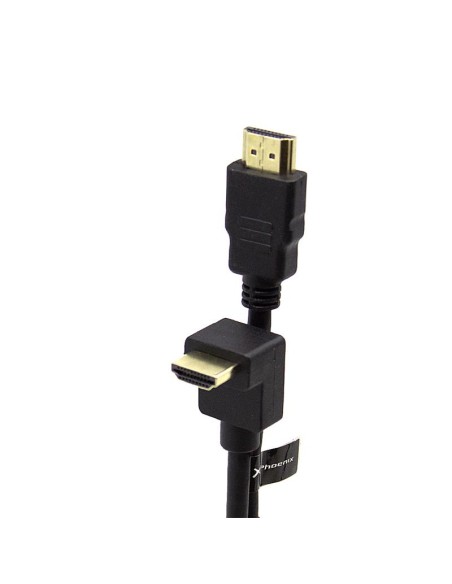 CABLE HDMI PHOENIX V2.0 4K ACODADO A/M-A/M 1.8M