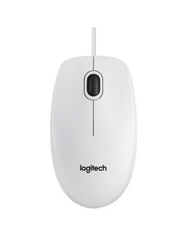 RATON LOGITECH B100 USB WHITE