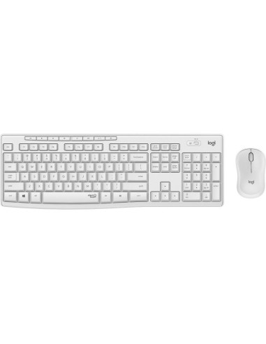 TECLADO + RATON LOGITECH MK295 WIRELESS WHITE