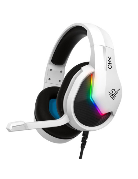 AURICULARES + MICROFONO PHOENIX X-IO GAMING RGB WHITE