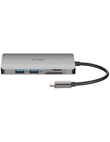 DOCK HUB USB D-LINK 8 EN 1 DUB-M810 USB-C