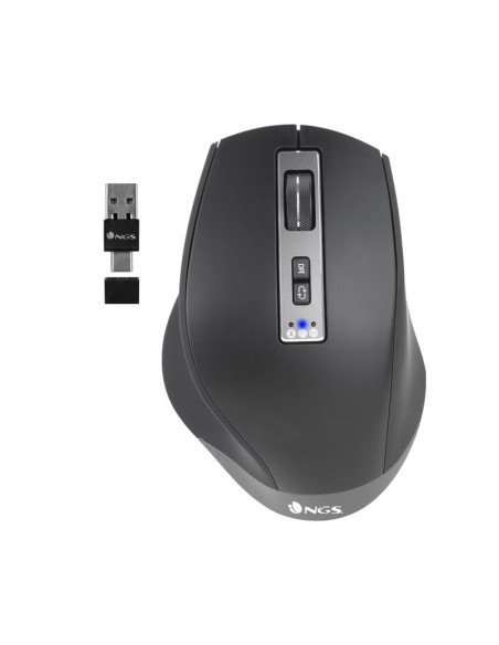 RATON NGS BLUR WIRELESS MULTIDEVICE RECARGABLE LED BLACK