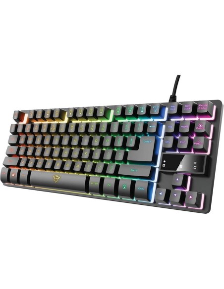 TECLADO TRUST GAMING GXT 833 METALICO USB RGB