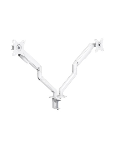 SOPORTE DE MESA TV/MONITOR TOOQ 17-32 2 BRAZOS WHITE