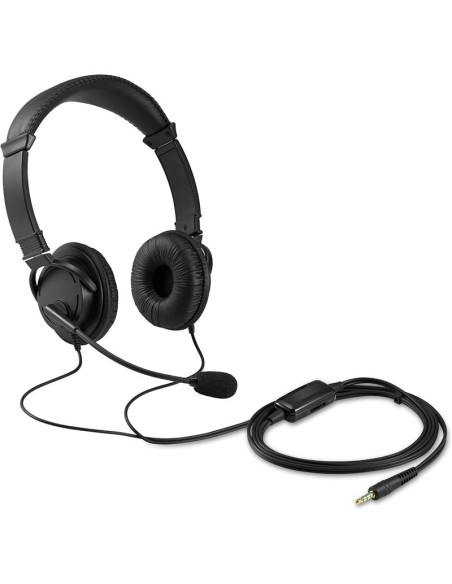 AURICULARES + MICROFONO KENSINGTON K33597WW HI-FI JACK 3.5MM BLACK