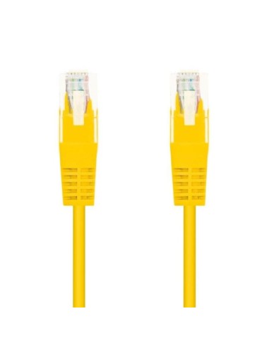 CABLE DE RED CAT.6 UTP 0.25M NANOCABLE YELLOW