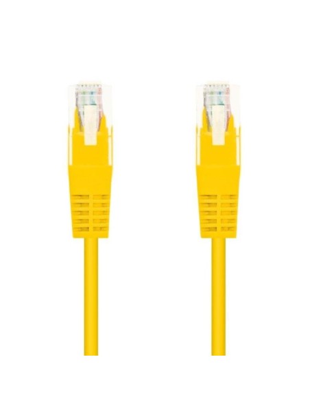 CABLE DE RED CAT.6 UTP 0.25M NANOCABLE YELLOW