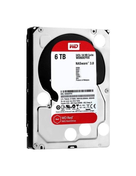 DISCO DURO WESTERN DIGITAL 6TB 3,5 SATA RED