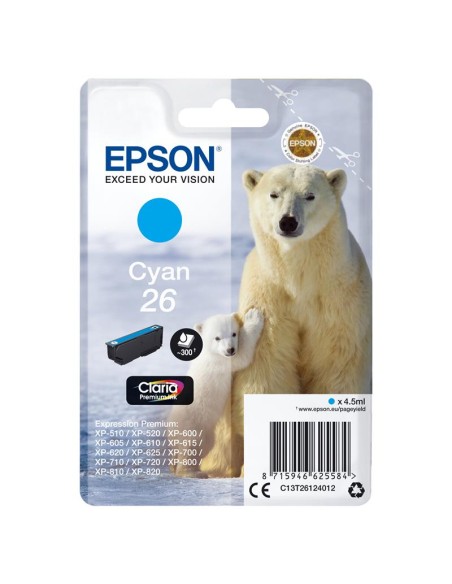 TINTA EPSON C13T26124012 T2612 CYAN