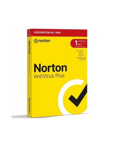 NORTON ANTIVIRUS PLUS 2GB ES 1 USER 1 DEVICE 1 AÑO L. ELECTRONICA