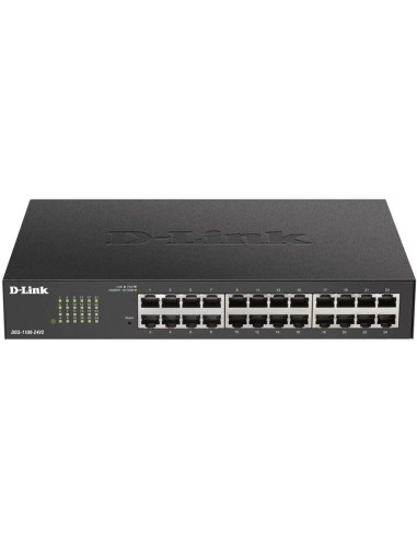 SWITCH D-LINK GIGABIT 24 PUERTOS EASYSMART GESTIONABLE