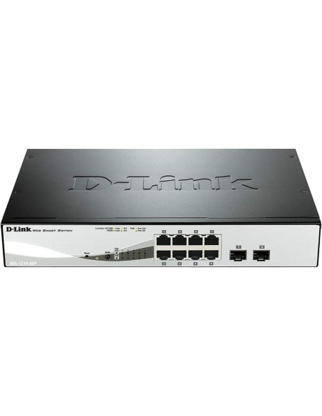 SWITCH D-LINK GIGABIT 8 PUERTOS DGS-1210-08P POE UPLINK