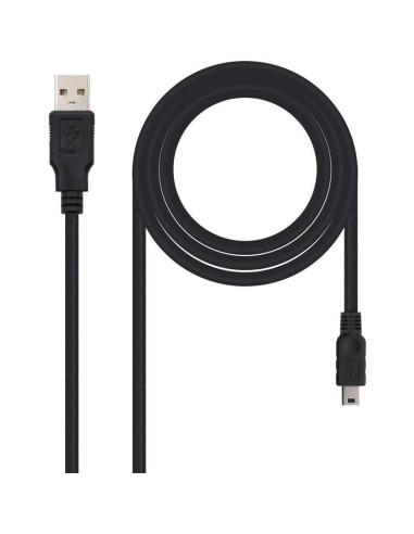 CABLE USB 2.0 TIPO AM-MINI USB 5 PIN M 4,5M NANOCABLE