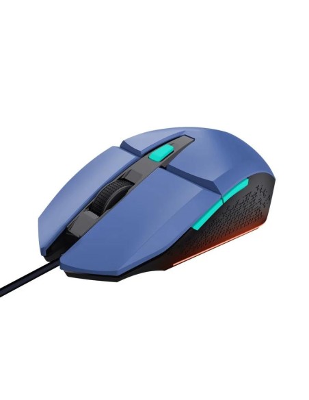 RATON TRUST GAMING GXT 109B FELOX RGB USB 6400DPI 6 BOTONES BLUE