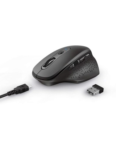 RATON TRUST OZAA ERGONOMICO RECARGABLE WIRELESS BLACK