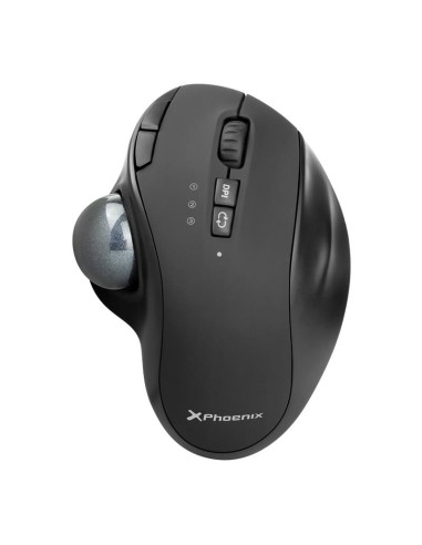 RATON PHOENIX ERGONOMICO TRACKBALL WIRELESS BLACK