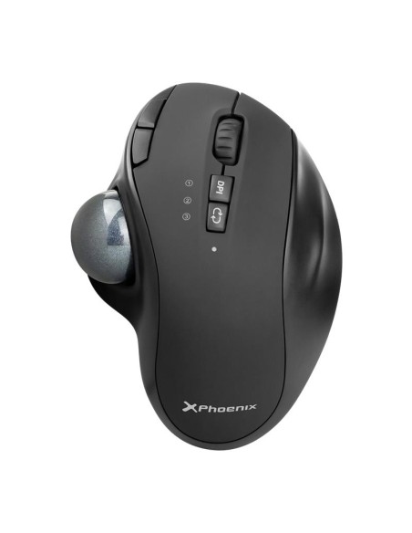 RATON PHOENIX ERGONOMICO TRACKBALL WIRELESS BLACK