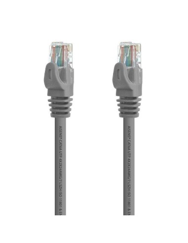 CABLE DE RED CAT.6A UTP 1M AISENS GREY