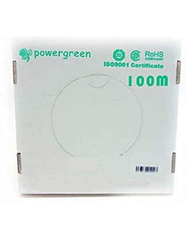 CABLE DE RED BOBINA CAT.6 FTP 100M POWERGREEN GREY