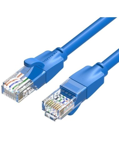 CABLE DE RED CAT.6 UTP 3M VENTION CYAN