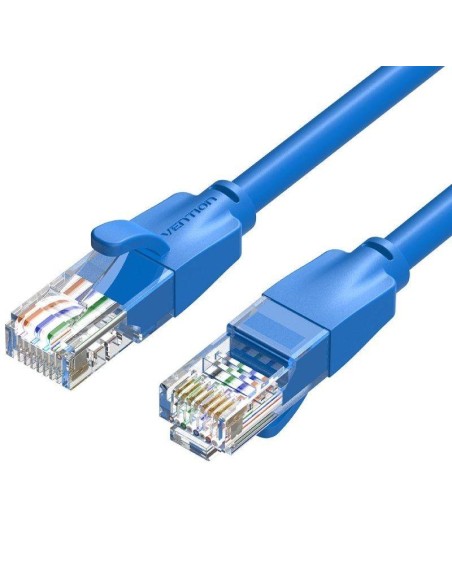 CABLE DE RED CAT.6 UTP 3M VENTION CYAN