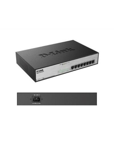 SWITCH D-LINK GIGABIT 8 PUERTOS POE+ DGS-1008MP/E