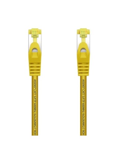 CABLE DE RED CAT.7 S/FTP 1M AISENS YELLOW