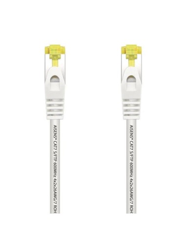 CABLE DE RED CAT.7 S/FTP 0.5M AISENS WHITE