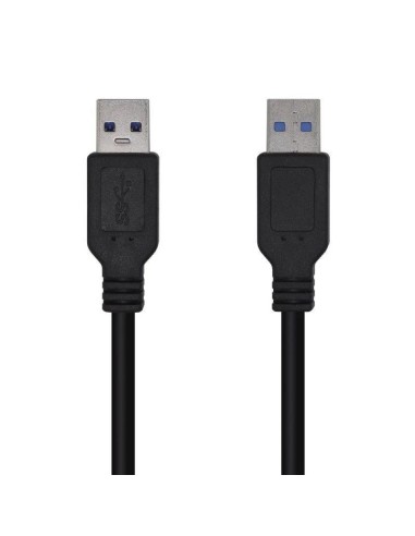 CABLE USB 3.0 USB/M - USB/M 3M AISENS BLACK