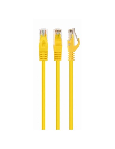 CABLE DE RED CAT.6 UTP 0.5M GEMBIRD YELLOW