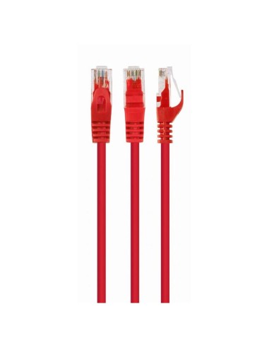 CABLE DE RED CAT.6 UTP 2M GEMBIRD RED