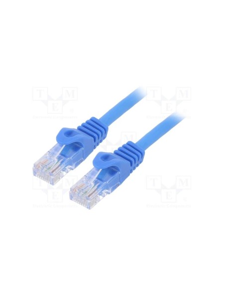 CABLE DE RED CAT.6 UTP 0.5M GEMBIRD BLUE